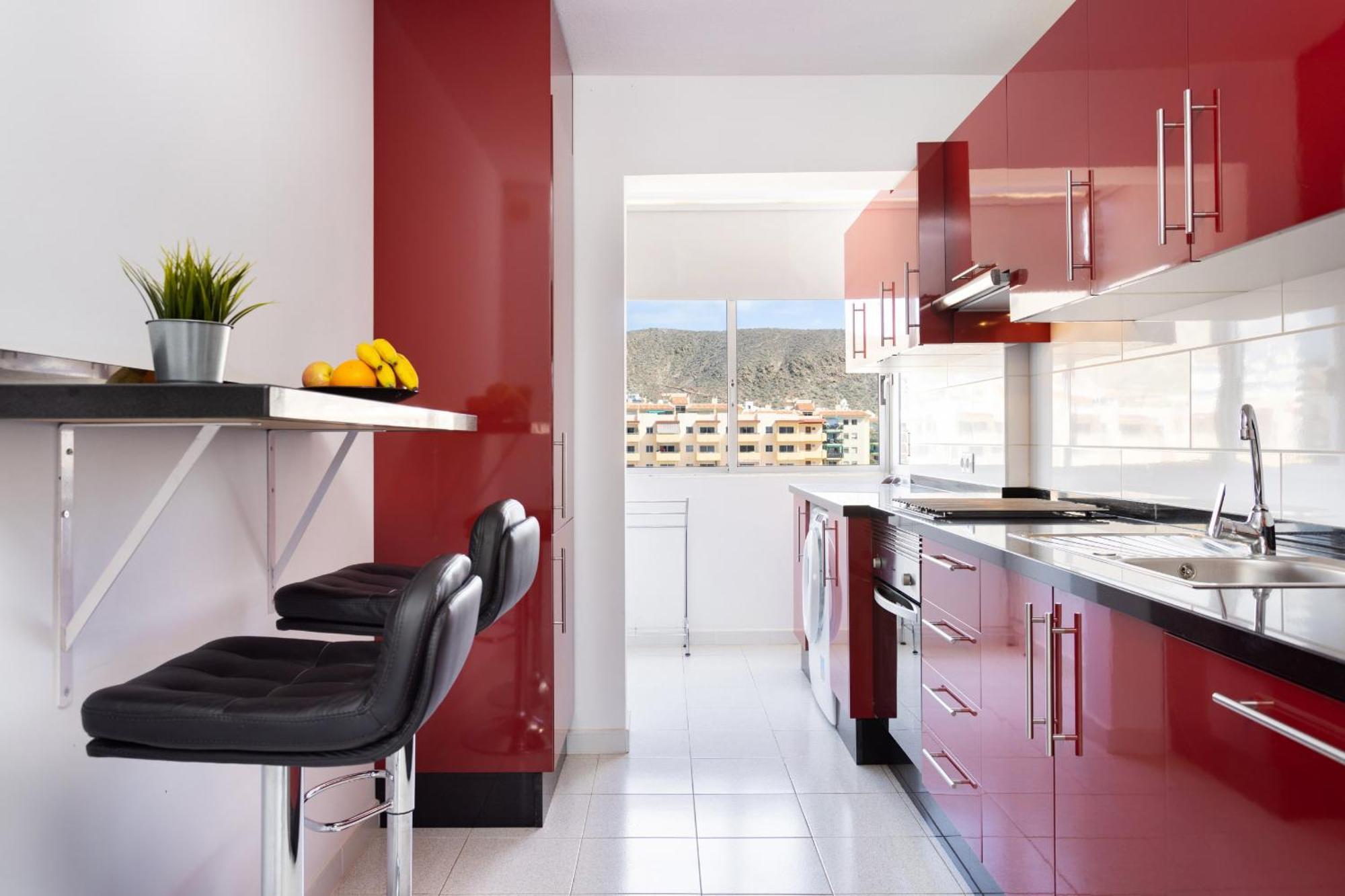 Black And White Apartment Free Wifi Los Cristianos  Luaran gambar